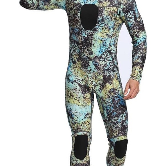 Dyung Tec Wetsuits Mens 3MM Camo Neoprene Scuba Diving One Piece Size L - Picture 7 of 9